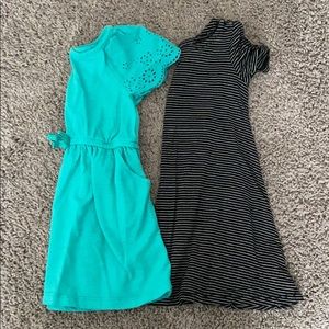 2 Toddler Girls Dresses 2T